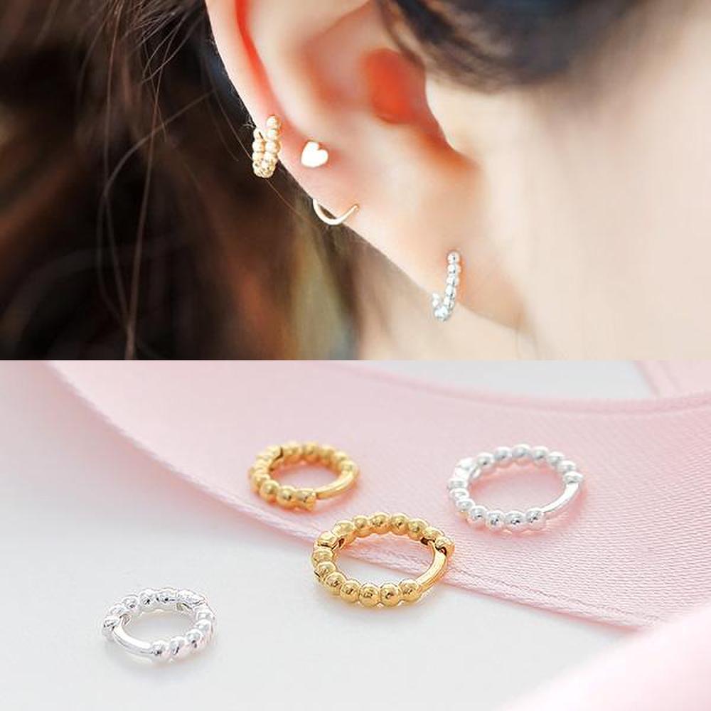 Bubble Minimalist Earrings (Sold Individually) (Large Gold Silver)