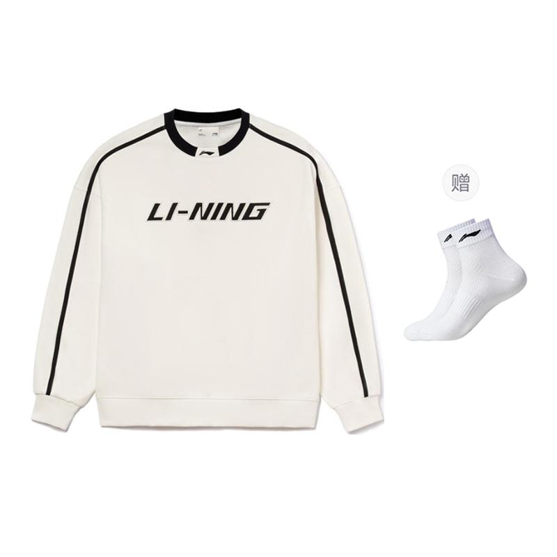 Свитшоты Li Ning Унисекс С круглым вырезом Умеренный Обычный YWDT541-1