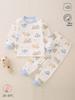 Childrens Cotton Pajama Set With Antibacterial Fabric For Toddler Sleepwear And Lounge
