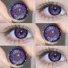 Eyeshare Косплей Цветные Контактные Линзы 1 пара Розовые Фиолетовые Линзы Аниме Ролевая Игра Макияж Глаз Мягкие Линзы Модная Косметика