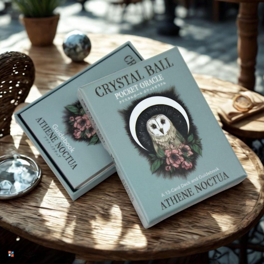 Oracle Cards Crystal Ball Pocket Oracle Japanese Edition Pocket Size Affirmations Fortune Telling with Japanese Instructions I.I.J