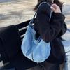 Универсальная джинсовая большая сумка женская новая модная сумка-мессенджер осенне-зимняя универсальная классическая сумка-тоут