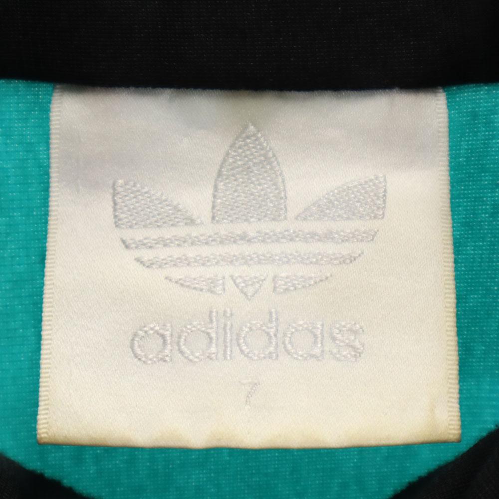 Винтажная куртка adidas 80-х годов с биркой в виде международного флага, разноцветным логотипом Трилистник, мужская, б/у