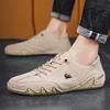Leather Shoes Men Casual Sneakers Breathable Leather Loafers Driving Shoes Handmade Men Walking Shoe Hot Sale Moccasins Footwear