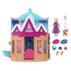 Mattel Disney Холодное Сердце Эльза и Замороженные Животные Эренделла Роскошный Кукольный Домик Игровой Набор для Ролевых Игр с 1 Мини-Фигуркой от 3 лет и Куклой-Переодевалкой JFG28, Вверх,