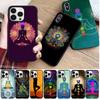 Soft Chakra Yoga Aerobic Exercise Yoga Phone Cover For Iphone 14pro 11pro 12 13pro Max 5s 6s Xs 7 8plus SE Xr 12mini Coque Cases