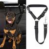 Removable Dog Car Seat Belt Adjustable Dog Seatbelt Harness Pet Car Restraint System Secures To Vehicle Headrest for Small Medium Large Dogs