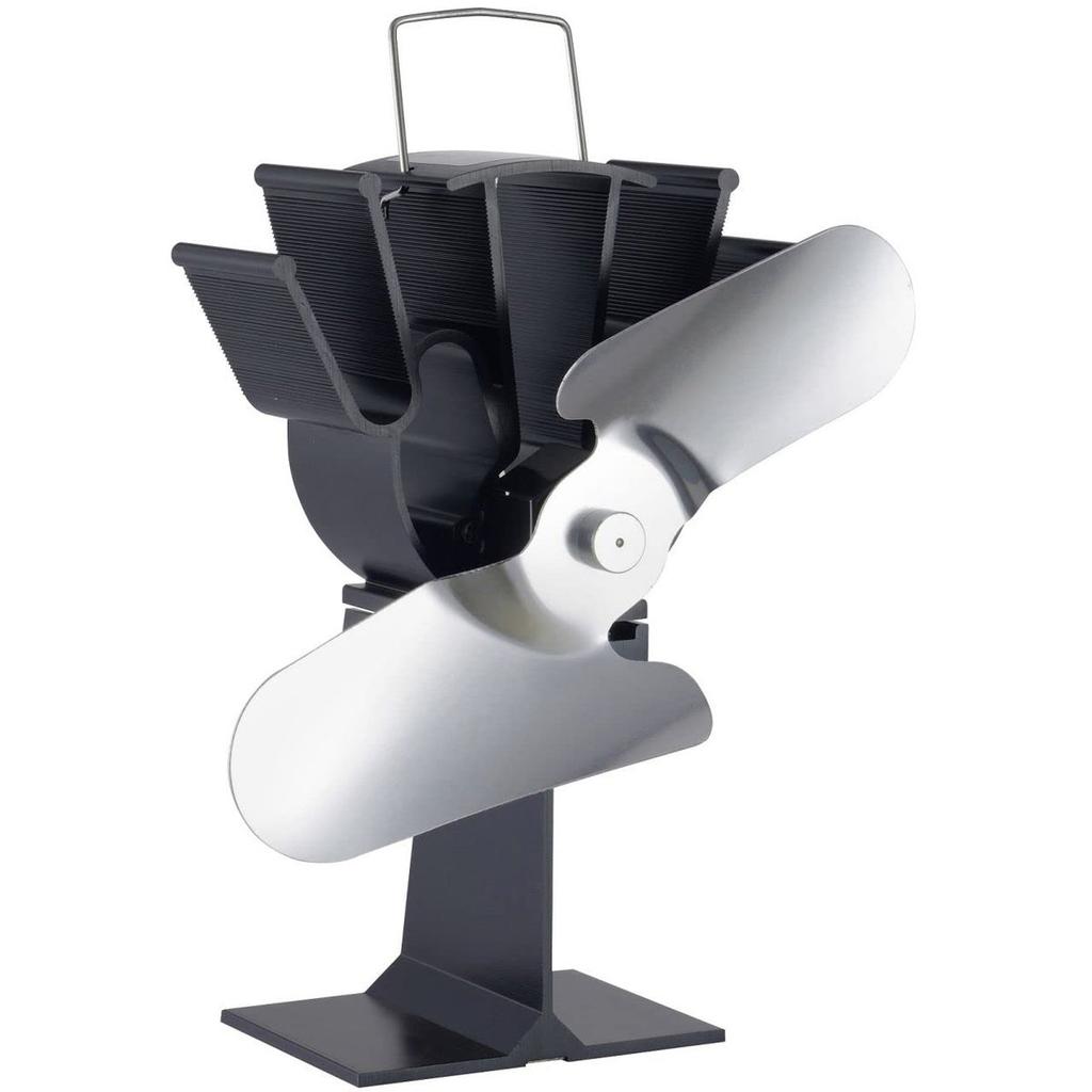 Lienbacher Heat Powered Stove Fan Standard Type Non-Electric Eco Friendly Fireplace Fan for Wood Burning Stoves