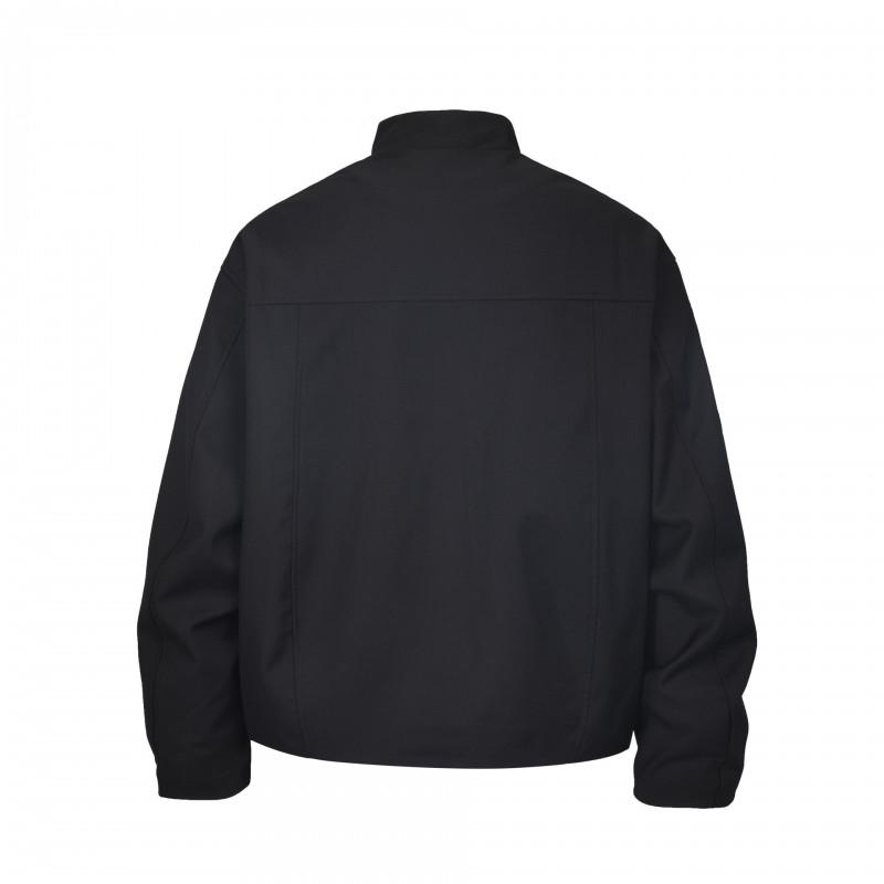 Mens Oversized Cotton Barn Jacket Casual Short Coat Streetwear Fall