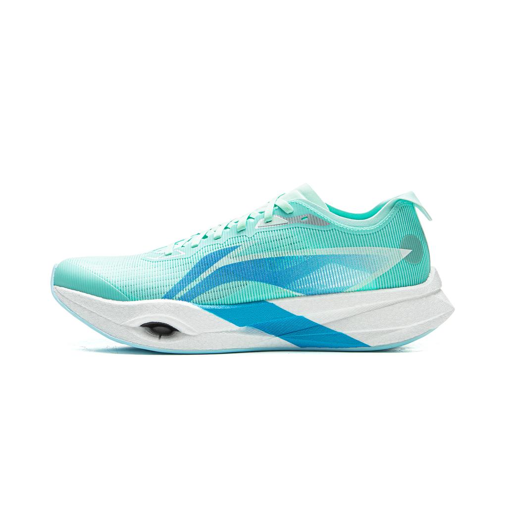 Li Ning Wind Chaser Pro Технология Аминофенола Полная Карбоновая Пластина Марафонки Унисекс Кроссовки для Бега Островной Синий ARPV017-10