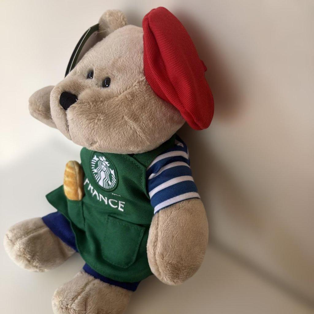 [USED] Starbucks France Exclusive Bearista Plush Teddy Bear Collection