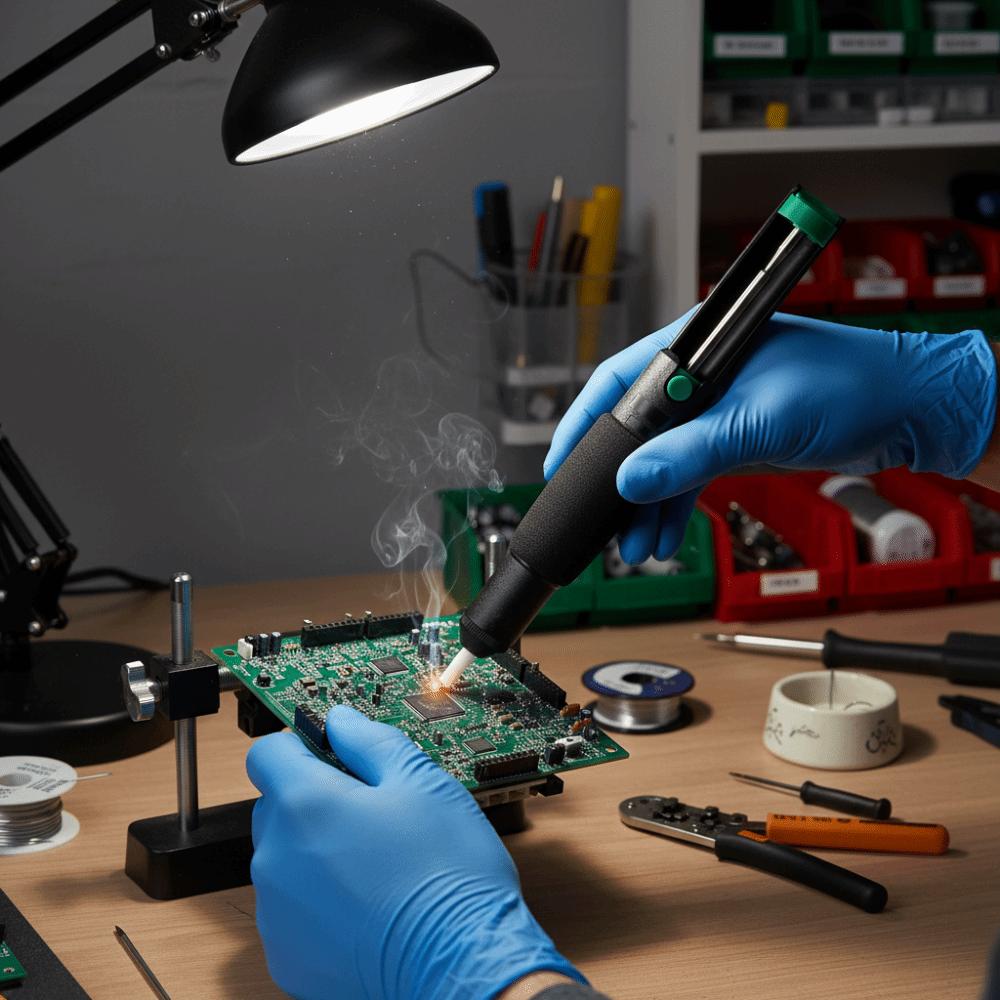 Removal Tool Soldering Sucker Hand Welding Desolder Tool Vacuum Soldering Iron Soldering Work