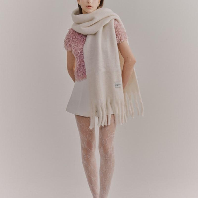 ENGBROX cotton candy muffler_white