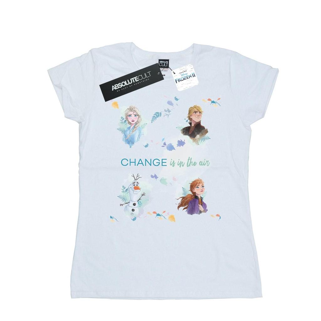 Disney Womens/Ladies Frozen 2 Change Is In The Air Cotton T-Shirt