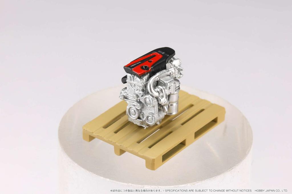 HobbyJAPAN Honda Civic TYPE R 2020 with Engine Display Model Frame Red 1/64 (FK8)