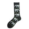 Animal Funny Socks Men Divertidos Happy Aliens Dinosaur Pug Panda Flamingo Cactus Sokken Unisex Novelty Skateboard Crazy Meias 