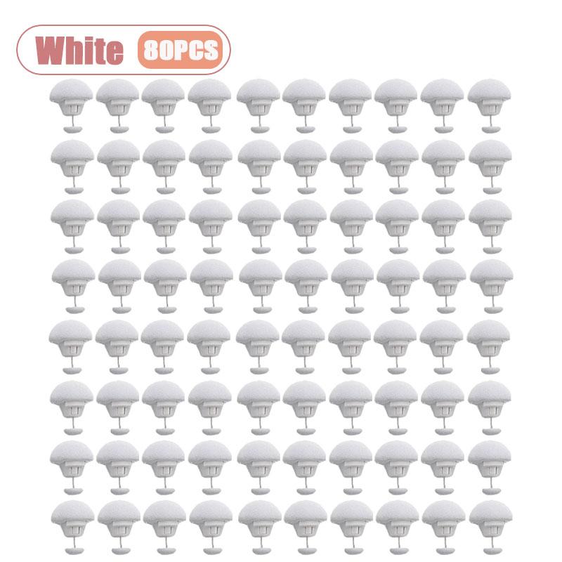 20-80PCS Reusable Mushroom Shape Clips Removable Easy Release Fastener for Blanket Sheet Curtain Socks Multipurpose Clamps