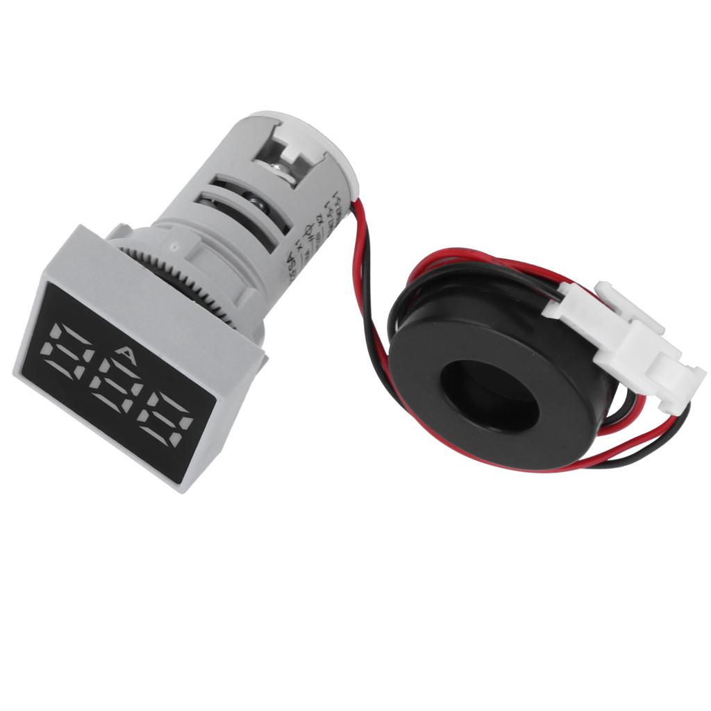 Digital Current Meter Matte Panel Ammeter Signal Indicator Light AC 220V AD16?22FSA