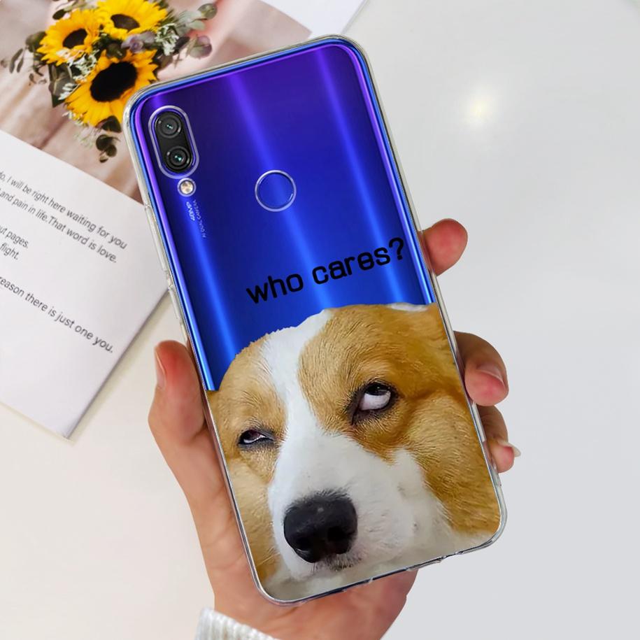 For Xiaomi Redmi Note 7 Case Flower Butterfly Clear Silicone Cover For Redmi Note 7 Pro Note7 Bumper Redmi 7 7A Shockproof Funda