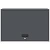 Wall Mounted Garage Cabinet with Gas Pressure Lift Door Anthracite