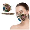 Взрослая леопардовая бабочка с принтом на открытом воздухе профилактическая маска для лица 
