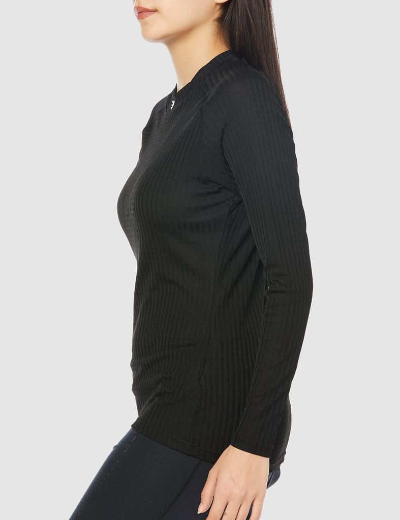 Kapelmuur Long Sleeve Thermo Underwear PP100 Black Size 38 To Japanese Size Women's (kpuw014), (equivalent M)