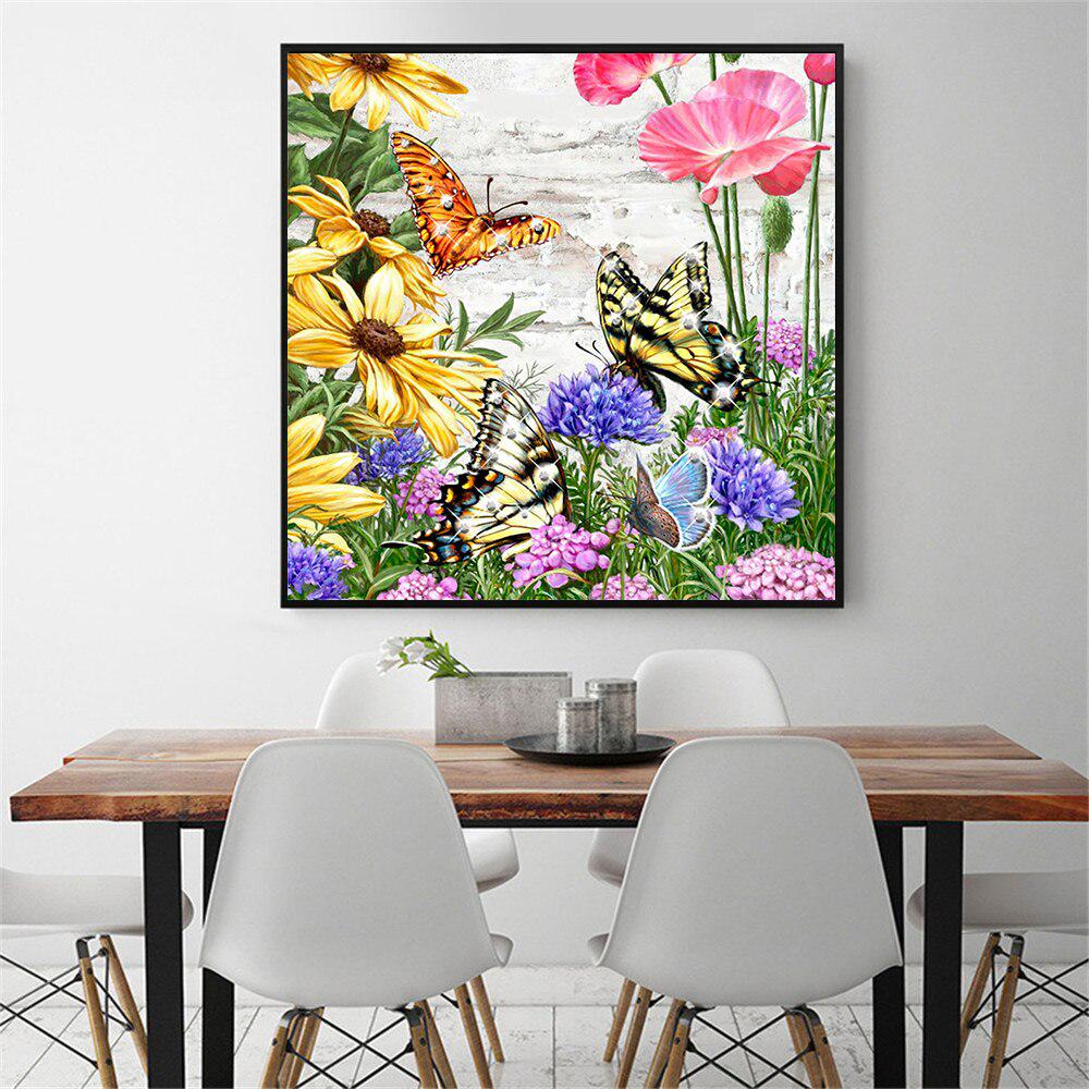 5d Diamond Painting Mosaic Butterfly Cross Stitch Full Square Pictures Rhinestone