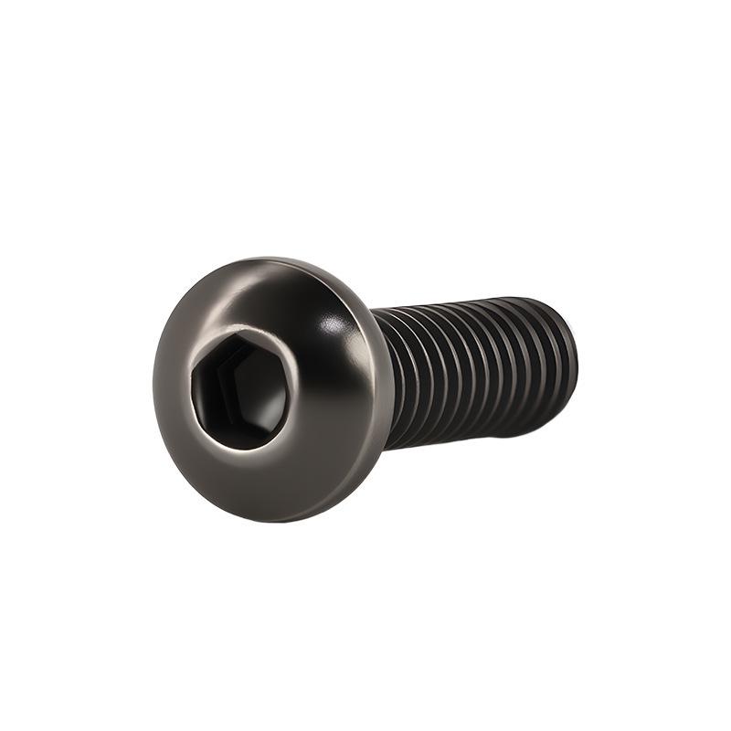 Yigu High-Strength Black Nickel Hex Socket Pan Head Machine Screw M3/M4