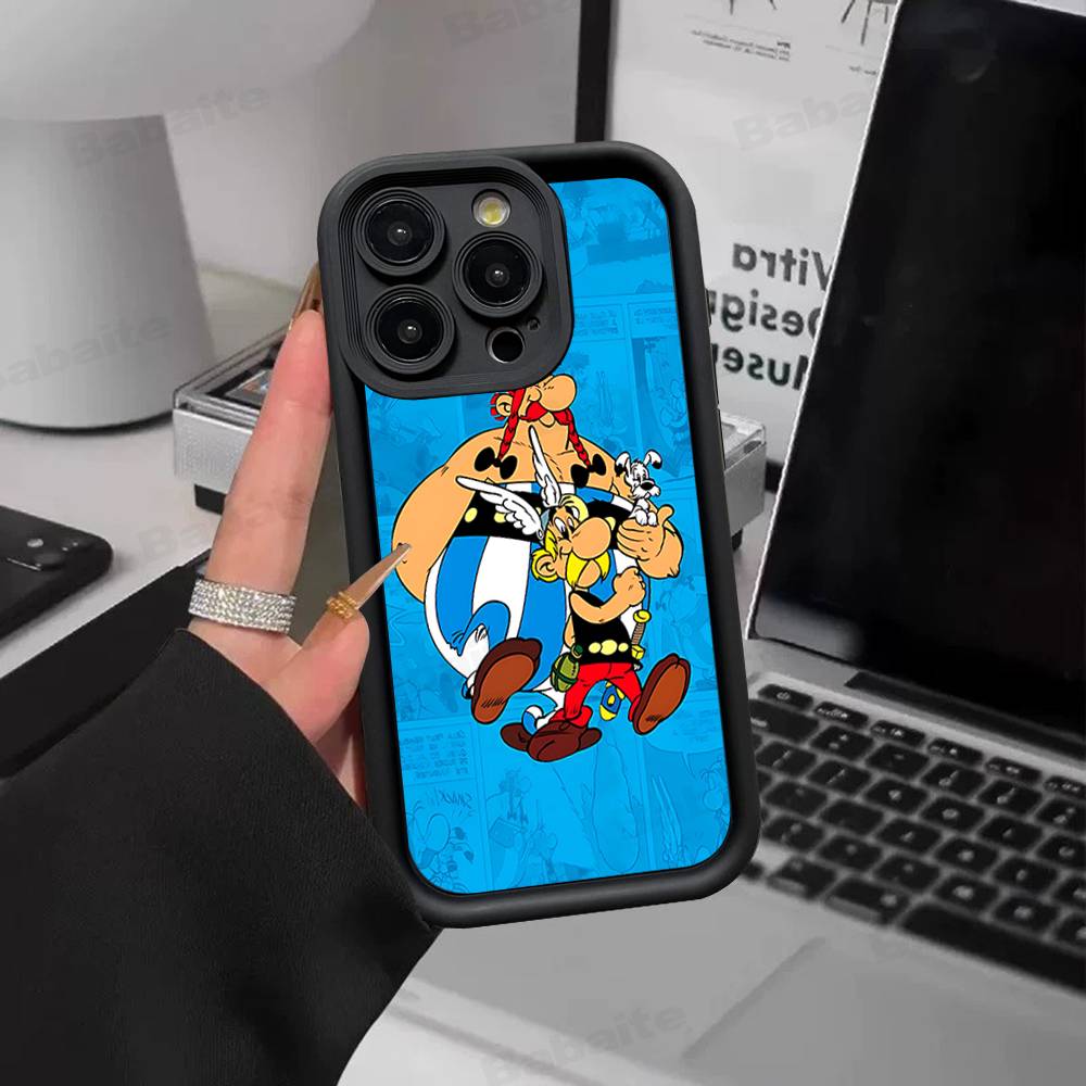A-Asterix Et O-Obelix M-Manga Phone Case For IPhone 17 16 15 14 13 12 11 Pro Max Mini Plus Soft TPU Back Cover