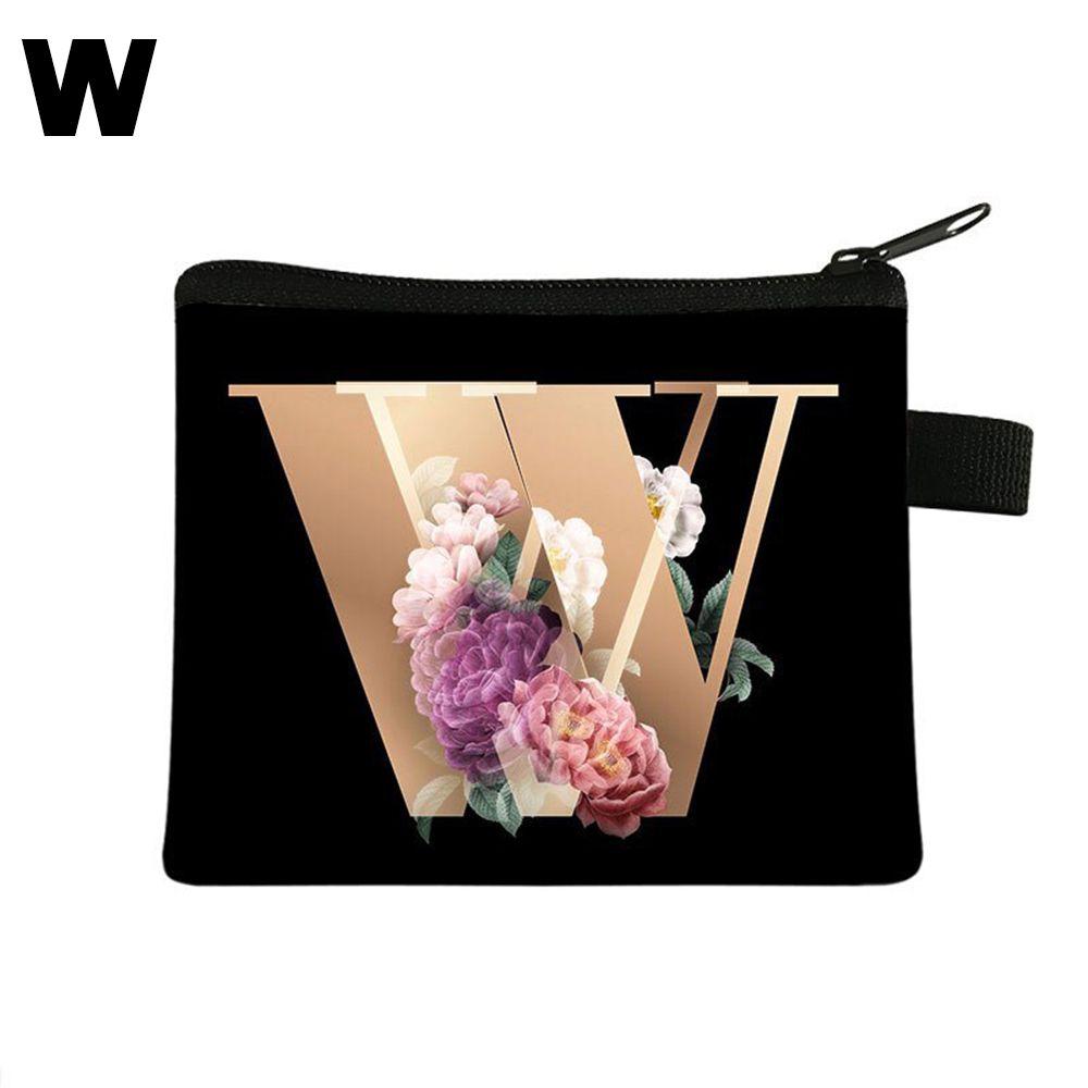 1 шт. Кошелек для монет с принтом букв Женский Мини-держатель для карт Маленький кошелек Сумка для повседневного хранения Кошелек-клатч для девочек