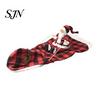 Easy to Wear Pet Clothes Santa Riding Dog Costume, Christmas Rider Outfit, Hooded Funny Festive Holiday Gifts Cosplay Costume for Small Medium