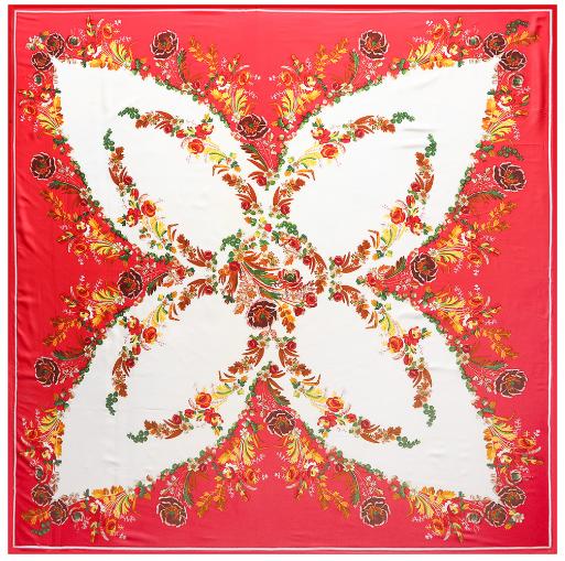 130*130см Шелковые Богемные Шарфы с Дизайном Бабочки и Пиона Женские Фуляр Квадратный Хиджаб Шарф Женский Платок Палантин Шарф Женский Хиджаб