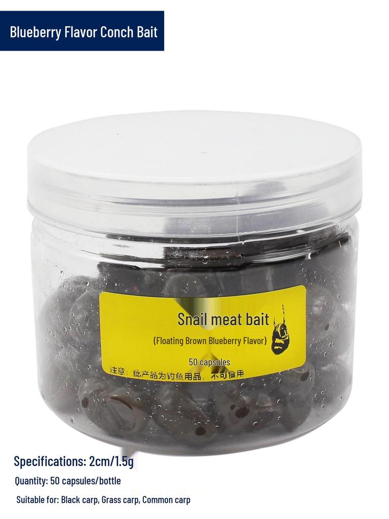 Hunt High Бионическая приманка для ловли белого амура – Мягкая приманка в форме улитки с рыбным запахом