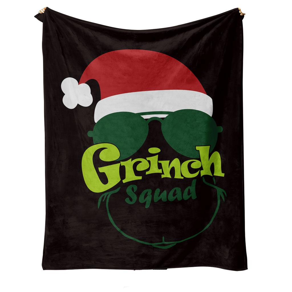 Flannel Blanket Christmas Personalized Blanket Digital Print Blanket