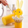 Креативный ящик для хранения зубочисток Rabbit, автоматическая выдвижная коробка для зубочисток для дома, гостиной, столовой, держатель для зубочисток нажимного типа