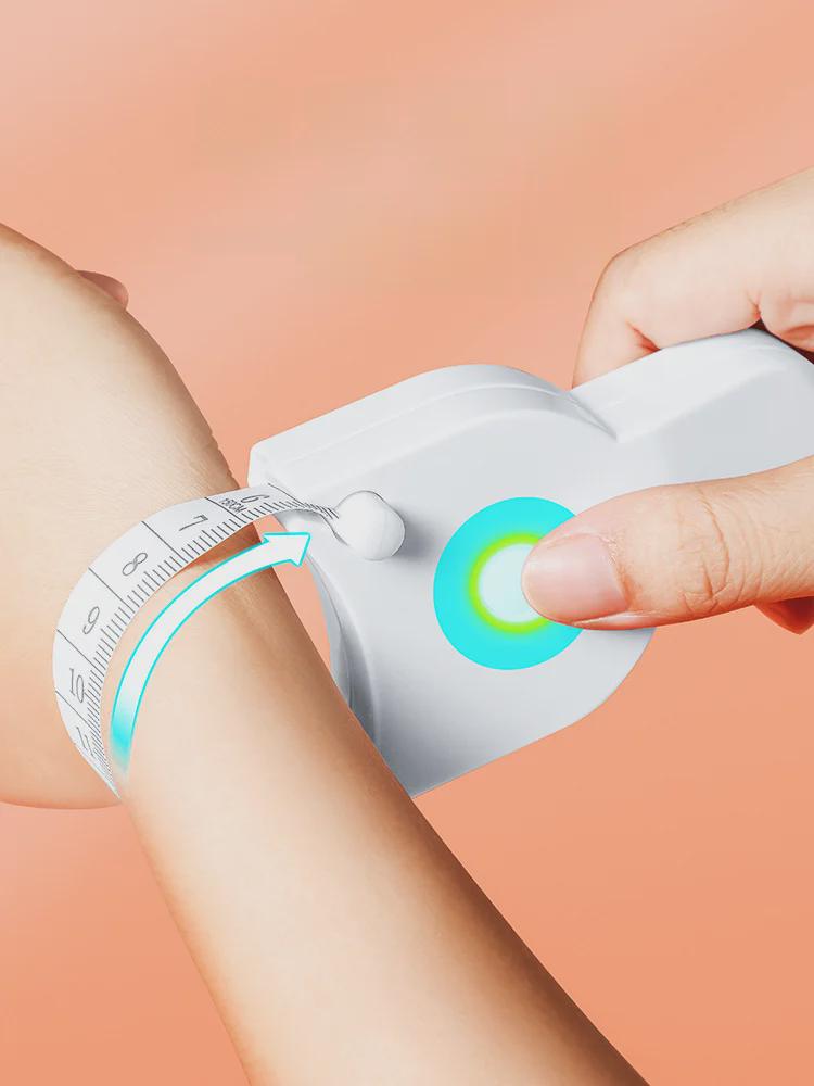 Портативная мягкая рулетка для измерения параметров тела - фитнес, талия, ноги, грудь