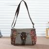 Ladies Canvas Handbag Girl Chinese Style Crossbody Bags For Women Versatile Leisure Handmade Shoulder Bags Female Purse