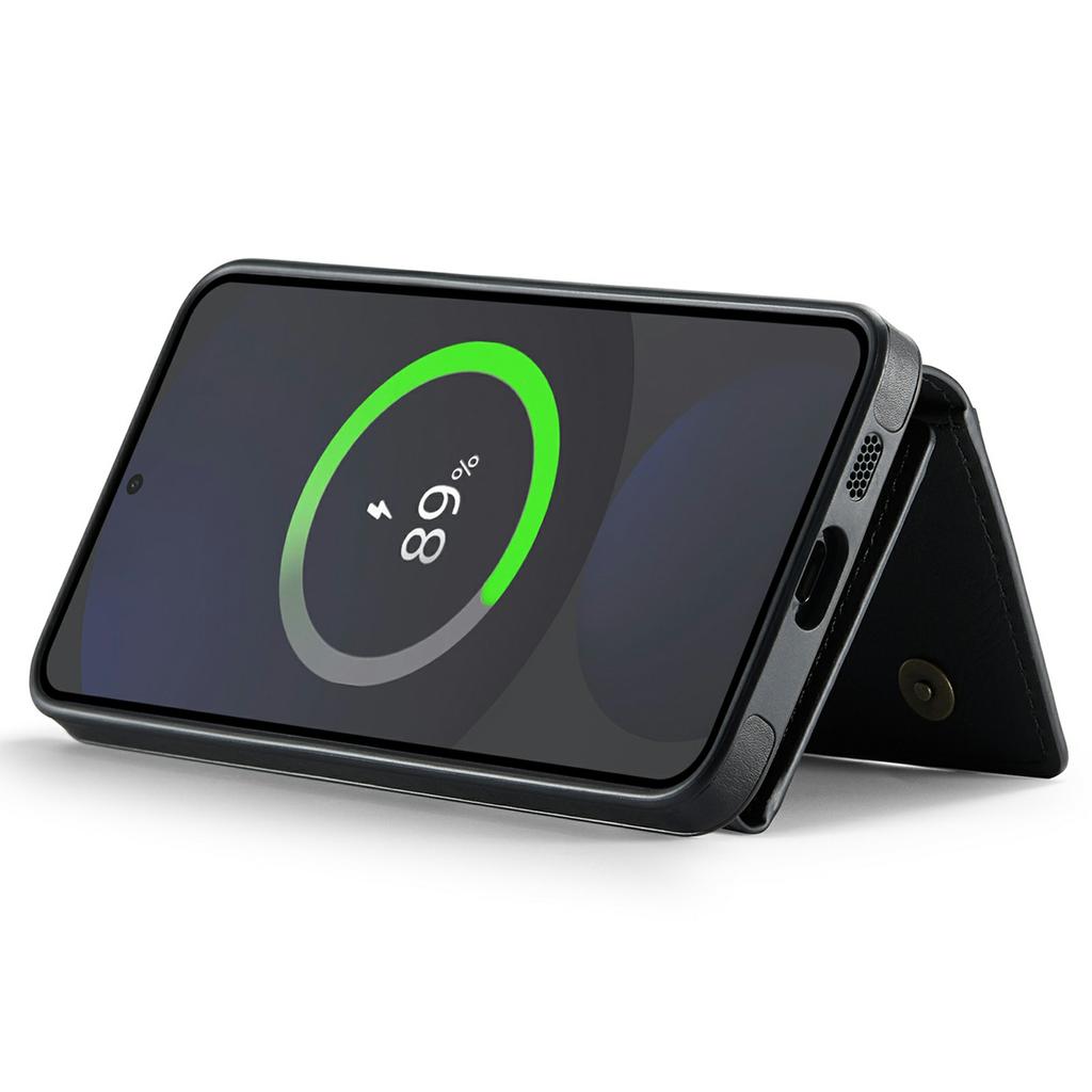 MAGKING K4 Series For Samsung Galaxy S24 FE Magnetic Case Detachable Wallet PU TPU PC Phone Cover