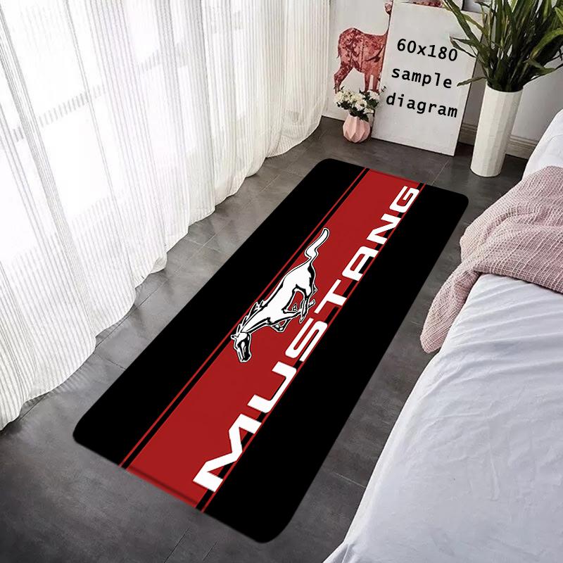 House Entrance Doormat Hallway Carpet Mustangs Horse Living Room Rugs Foot Carpets Bathroom Rug Floor Mats Non-slip Home Decors