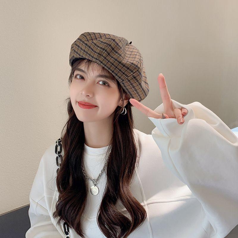 Женские шляпы Новое поступление Модный Универсальный Берет Женская шляпа художника Минималистичный Элегантный головной убор
