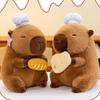 Chef Plush Capybara Toy Dolls Room Decoration Ornaments Children Gift Christmas