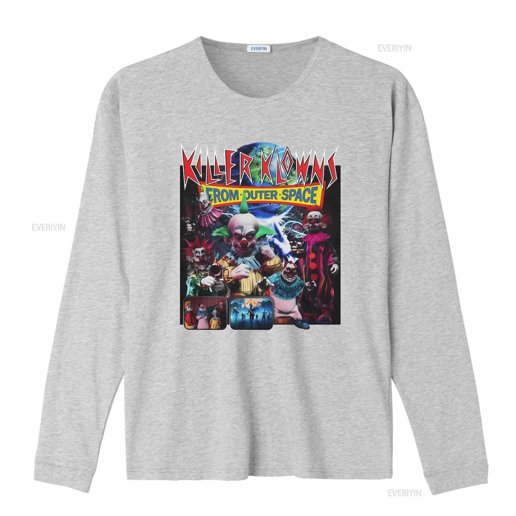 Killer Klowns from Outer Space Horror Movie T Shirt for Casual vintage Washed streetwear Comfortable Top For Everyday Wear