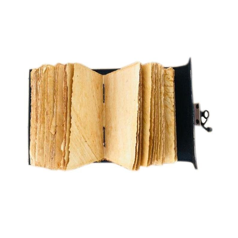 Leather Journal Triple Moon Goddess Spell Book Book of Shadows Grimoire Deckle Edge Paper Spiritual Wicca Witch Craft Vintage Journal