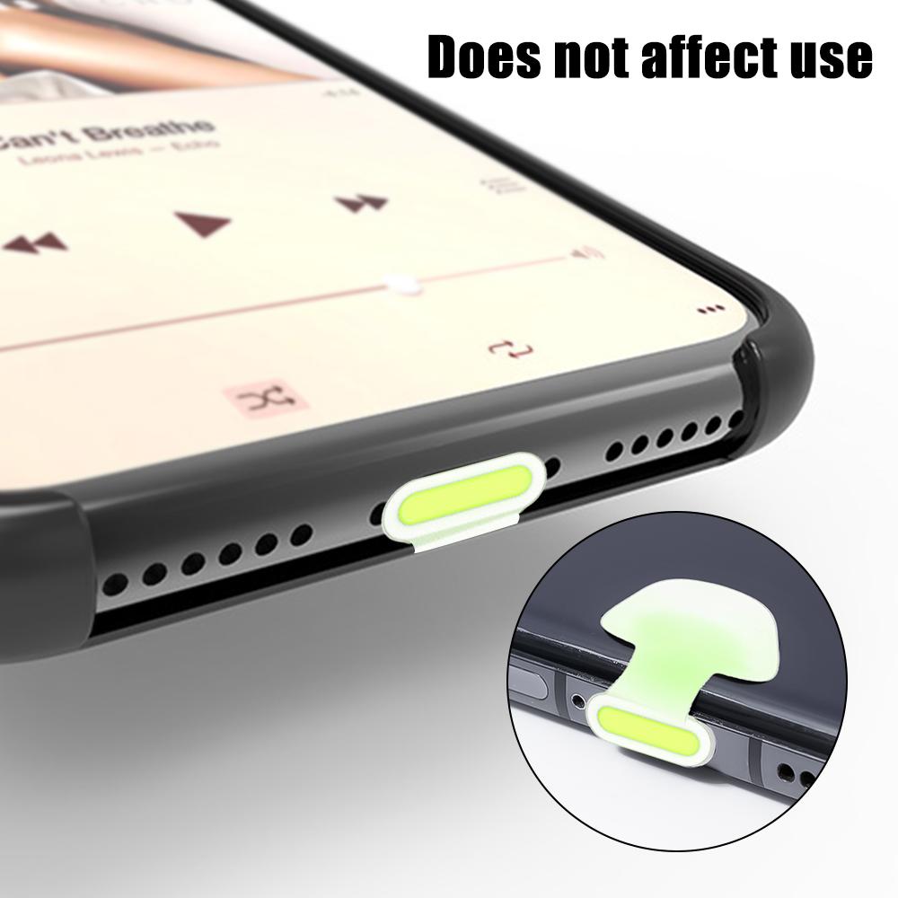 Luminous Anti-lost Cell Phone Dust Plug