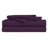 Flat Sheet - PRUNE - 180x290cm - 100% Cotton - 57 Threads/cm - Machine Washable