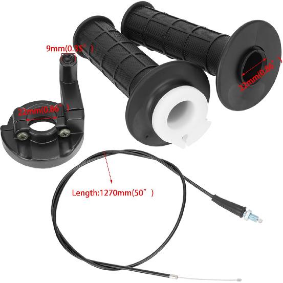 YOXUFA Mini Bike Throttle Kit Replacement For Coleman Minibike CT200U CT200U-EX BT200X Baja DB30 Warrior MB200 Predator 212Cc Motovox 196Cc 200Cc