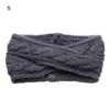 Новый полиэстеровый зимний теплый шерстяной тюрбан эластичная повязка на голову вязаная крючком повязка на голову