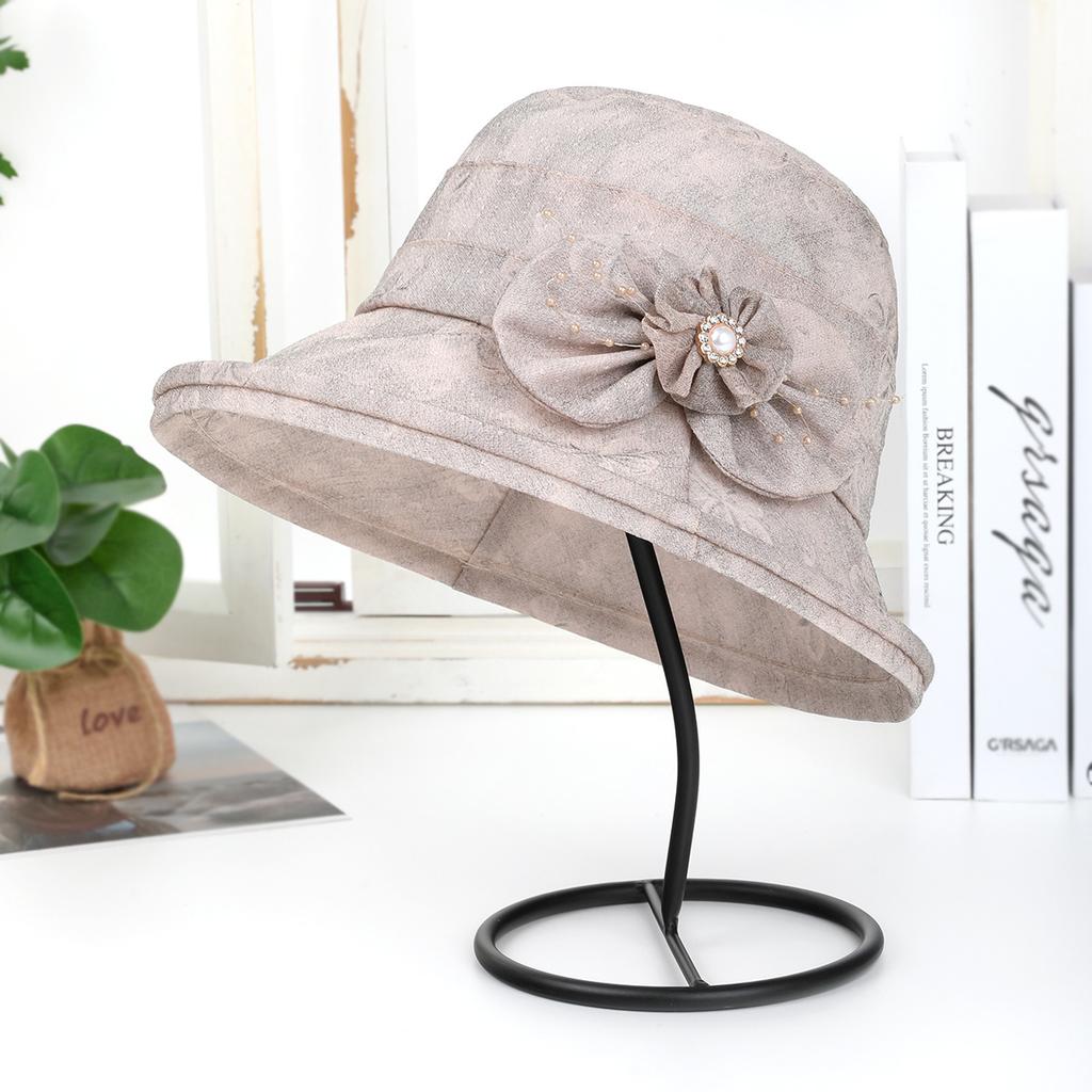 Sun hat in the elderly hat grandma shade breathable mother summer sunscreen bucket hat thin basin hat lady