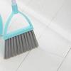 Kids Dustpan Set Soft Fur Plastic Small Broom Dustpan for Baby Kids Toys Kindergarten Green