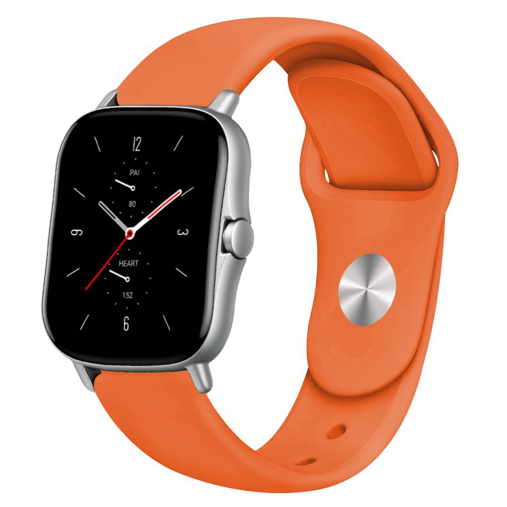20 мм/22 мм ремешки для часов для Amazfit GTS 4/3/2/2e/Mini/GTR 42 мм/GTR 4/3 Pro Силиконовый браслет Amazfit helio/balance 2 bip 5 6 ремешок